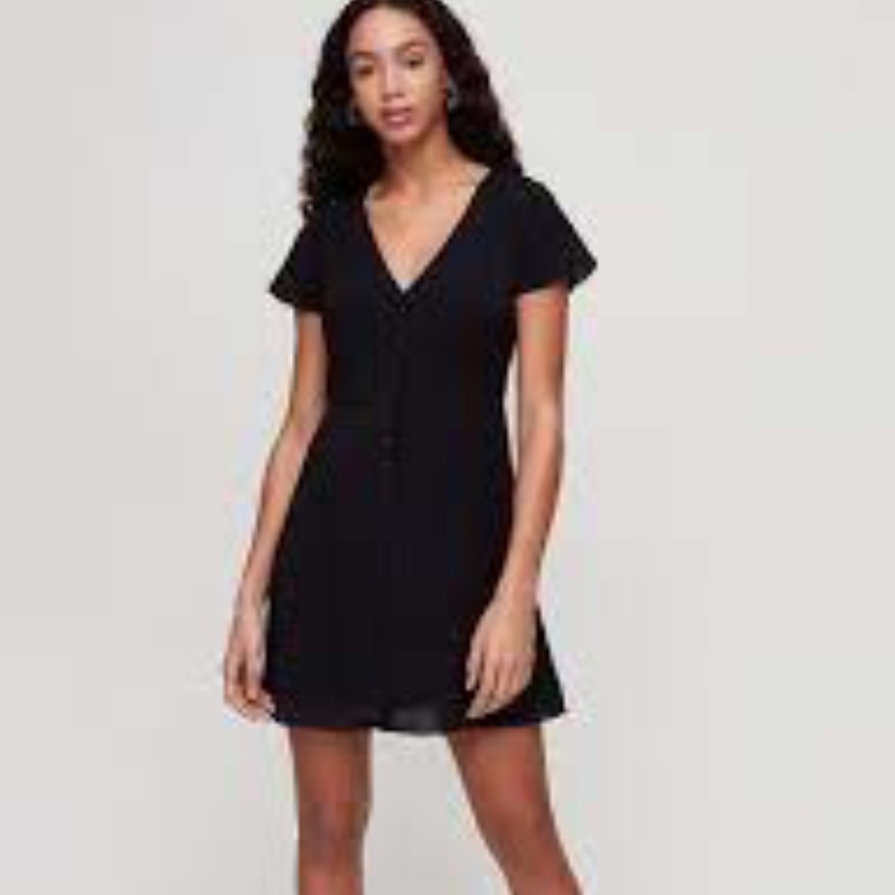Aritzia Nazaire Black Dress